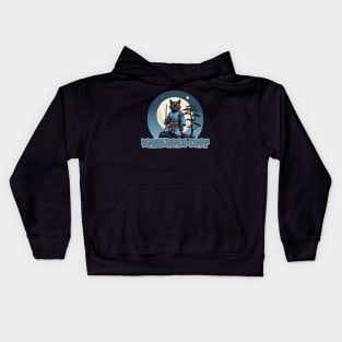 Samurai Cat Kids Hoodie